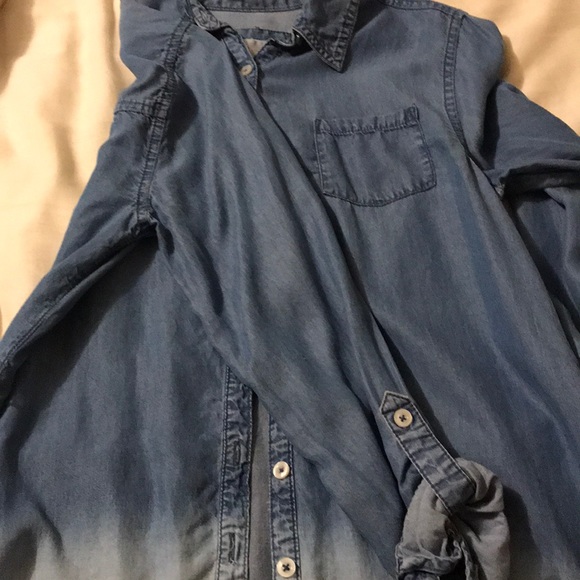 Denim Tunic with Ombré Effect - Picture 4 of 4